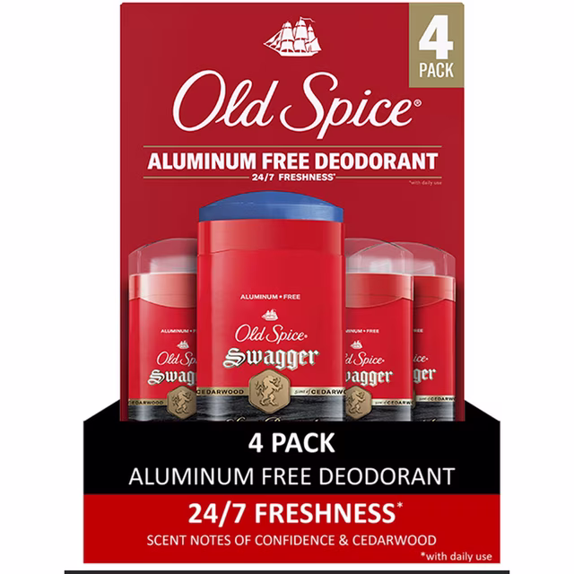 Old Spice Swagger Deodorant 4-Pack